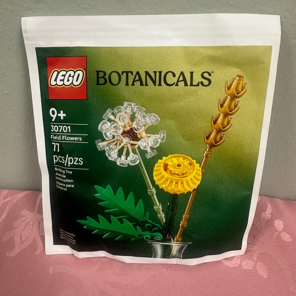 LEGO Botanicals Field Flowers 30701 Polybag Building Toy 77 Pieces New